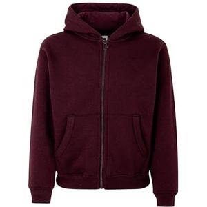 Mukua Byron Kids Kindersweatshirt met ritssluiting en capuchon, Wijn, 12-14 años