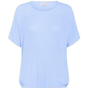 Mouwloos Shirt - Soft Chambray - Lichtblauw - Loose Fit