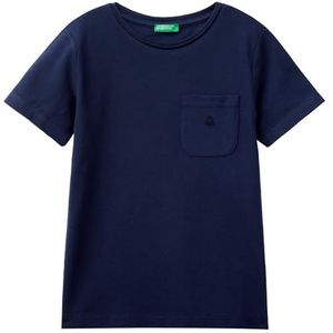 United Colors of Benetton T-shirt voor kinderen en jongeren, nachtblauw 252, 160