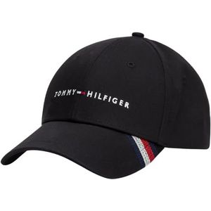 Tommy Hilfiger Pet voor heren, Zwart, Eén Maat