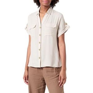 VMBUMPY S/S Shirt WVN GA NOOS, Zilvervoering., XXL