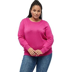 Peppercorn Tana gebreide trui met ronde hals en lange mouwen | roze truien voor dames VK | lente dames truien | maat 26