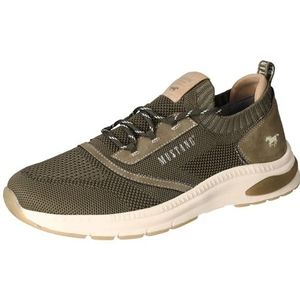 Mustang 4194-302 Sneakers voor heren, legergroen, 42 EU