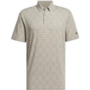 adidas Heren Go-to Novelty Golf Poloshirt, Silver Pebble, Medium, Zilveren Pebble, M