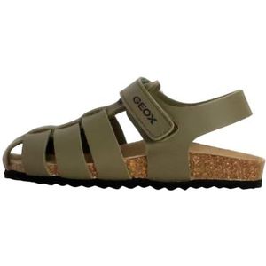 Geox J Ghita Boy A Sandalen voor jongens, legergroen, 37 EU