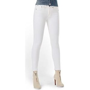 G-Star Raw Skinny jeans dames 3301 Mid Skinny enkels,White C267-110,28W / 32L