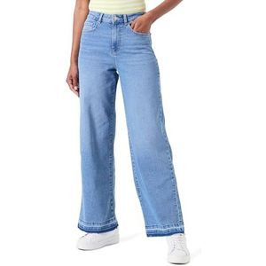 VERO MODA Brede jeans voor dames, blauw (light blue denim), 25W x 30L