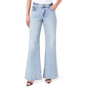 7 For All Mankind Spencer Flare Ode to Jeans voor dames, lichtblauw, 30W