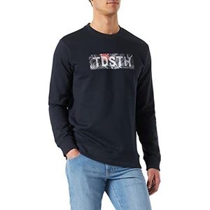 Teddy Smith Sweatshirt voor heren, Donkere marine, XXL