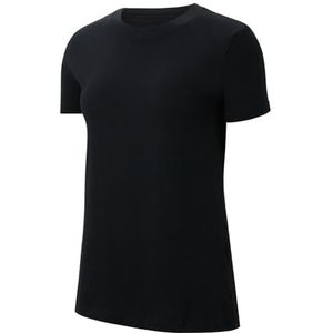 Nike Dames Short Sleeve Top W Nk Park20 Ss Tee, Zwart-Wit, CZ0903-010, XL