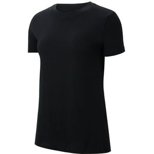 Nike Dames Short Sleeve Top W Nk Park20 Ss Tee, Zwart-Wit, CZ0903-010, XS