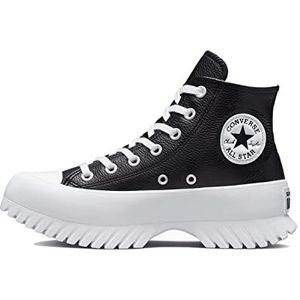 Converse Chuck Taylor All Star Lugged 2.0 leren sneakers voor heren, Black Egret White, 48 EU