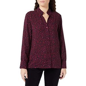 GERRY WEBER Edition Dames 760053-66427 Blouse, rood/oranje/paars/roze print, 38