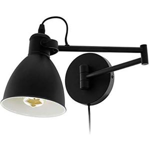 EGLO San Peri Wandlamp - E27 - 30 cm - Zwart