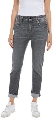 Replay - Rose Label - Jeans - Medium Grijs - 10,75 oz Stretch Denim