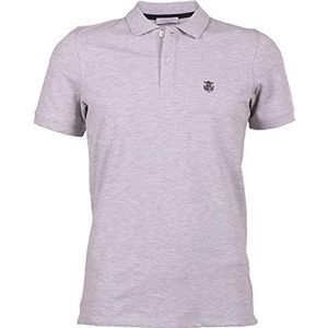 SELECTED FEMME Slharo SS Embroidery Polo W Noos heren, Grijs - Grijs, L