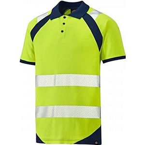 Dickies SA1007 HV Temp-IQ Polo Geel maat medium