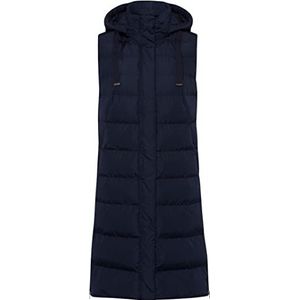 BRAX Dames Style Houston Blue Planet Buffer Vest in dons-look alternatief donsvest, Navy, 44