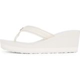 TOMMY HILFIGER Teenslipper  crème / wit