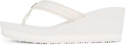 TOMMY HILFIGER Teenslipper  crème / wit