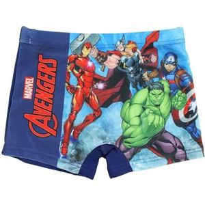 Avengers zwemboxershorts, comfort en UV-bescherming, superheldenontwerp, ideaal voor wateractiviteiten, Marine, 8 Jaren