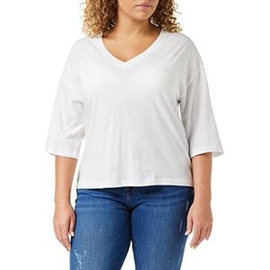edc by ESPRIT T-shirt voor dames, 100/wit., XXS