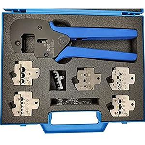 Bex PBO-S1 - ProBEX Case with Hand Crimping Tool and Crimp Set for Uninsulated and Insulated Connectors, Uninsulated Roller Crimp Connectors and for End Sleeves