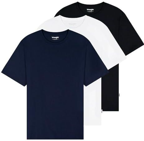 Wrangler - 112371481 - T-shirt - Regular Fit - 3 Eenheden