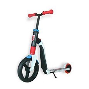 Scoot and Ride Scooter loopfiets combinatie Highwayfreak 3.0, wit/rood/blauw, 96174