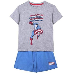 CERDÁ LIFE'S LITTLE MOMENTS 100% katoen, 2-delig, T-shirt en broek voor jongens, officieel Marvel-gelicentieerd product, grijs, normaal voor kinderen