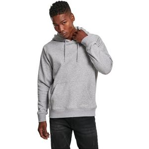 Build Your Brand Heren capuchonpullover Raglan Sweat Hoody, sweatshirt met raglanmouwen voor mannen in 3 kleuren verkrijgbaar, maten S - 5XL, Heather Grey, 3XL