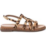 Carmela - Damessandalen - Goudkleurig - Leer - Casual