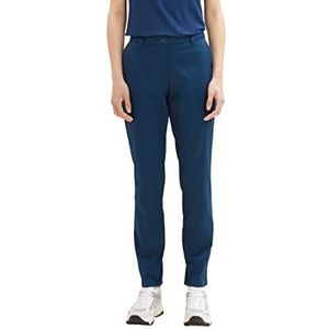 TOM TAILOR Dames chino slim fit broek, 11758 - Midnight Sail, 42W x 32L