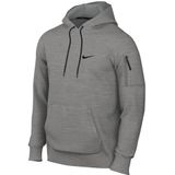 NIKE - Sportsweatshirt - Grijs Gemêleerd/Zwart - Capuchon