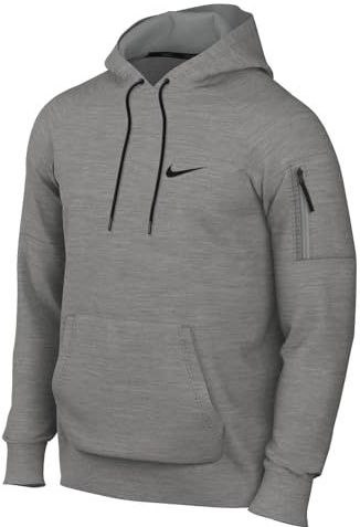 NIKE - Sportsweatshirt - Grijs Gemêleerd/Zwart - Capuchon