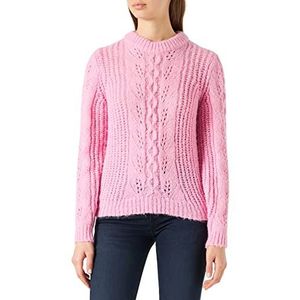 PIECES PCASSANDRA LS O-Neck Knit BF BC, Begonia Pink, L