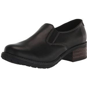 Eastland Brooke Peep Toe Wedge voor dames, Zwart, 43 EU