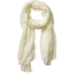 Tickled Pink Women's Classic Soft Solid Lightweight Oblong Scarf, Ivory, One Size