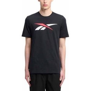 Reebok GS Vector Tee, zwart/wit/vectorrood, S