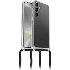 OtterBox React Necklace hoesje voor Samsung Galaxy S24+, Ultradun, Beschermhoesje met verstelbare en afneembare kettingriem, Getest volgens militaire standaard, Transparant