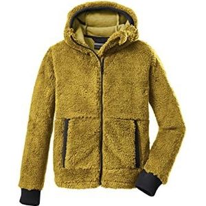 Killtec (KILAH) Boy's Teddyjack/vrijetijdsjack met capuchon KOW 188 BYS JCKT, geel verbrand, 128, 38027-000