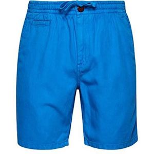 Superdry Vintage Overdyed Casual Shorts voor heren, Frans blauw, M