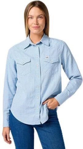 Wrangler - Western Overhemd - Katoen - Lange Mouwen