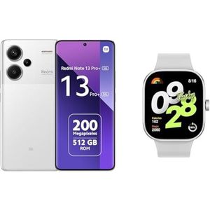 Xiaomi Redmi Note 13 Pro+ 5G 2.8GHz 12GB+512GB White & Xiaomi Redmi Watch 4 Silver EU BHR7848GL