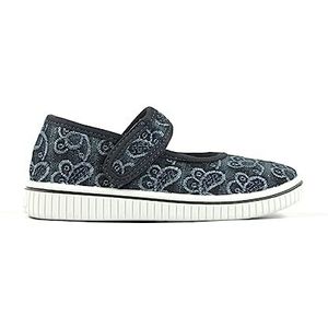 Richter Kinderschuhe Yolli pantoffels voor meisjes, blauw (Atlantic), 25 EU
