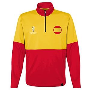 FIFA Officiële Wereldbeker Heren 2022 1/4 Zip Pull Over - Spanje Quarter Zip Pull Over (pak van 1)