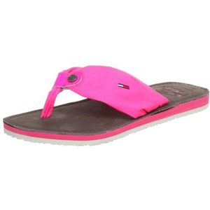 Tommy Jeans Sea 1a slippers voor dames, Roze Neon Roze 260, 42 EU