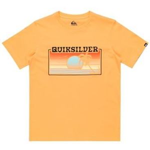 Quiksilver - Ev Sun Faded - T-shirt - Geel - Korte Mouwen - Jongens 8-16
