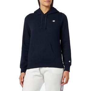Champion Legacy Basics W-Light Powerblend fleece sweatshirt met capuchon voor dames, Navy Blauw, XXL