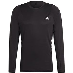 adidas Performance Run Icons 3-Stripes Longsleeve - Heren - Zwart